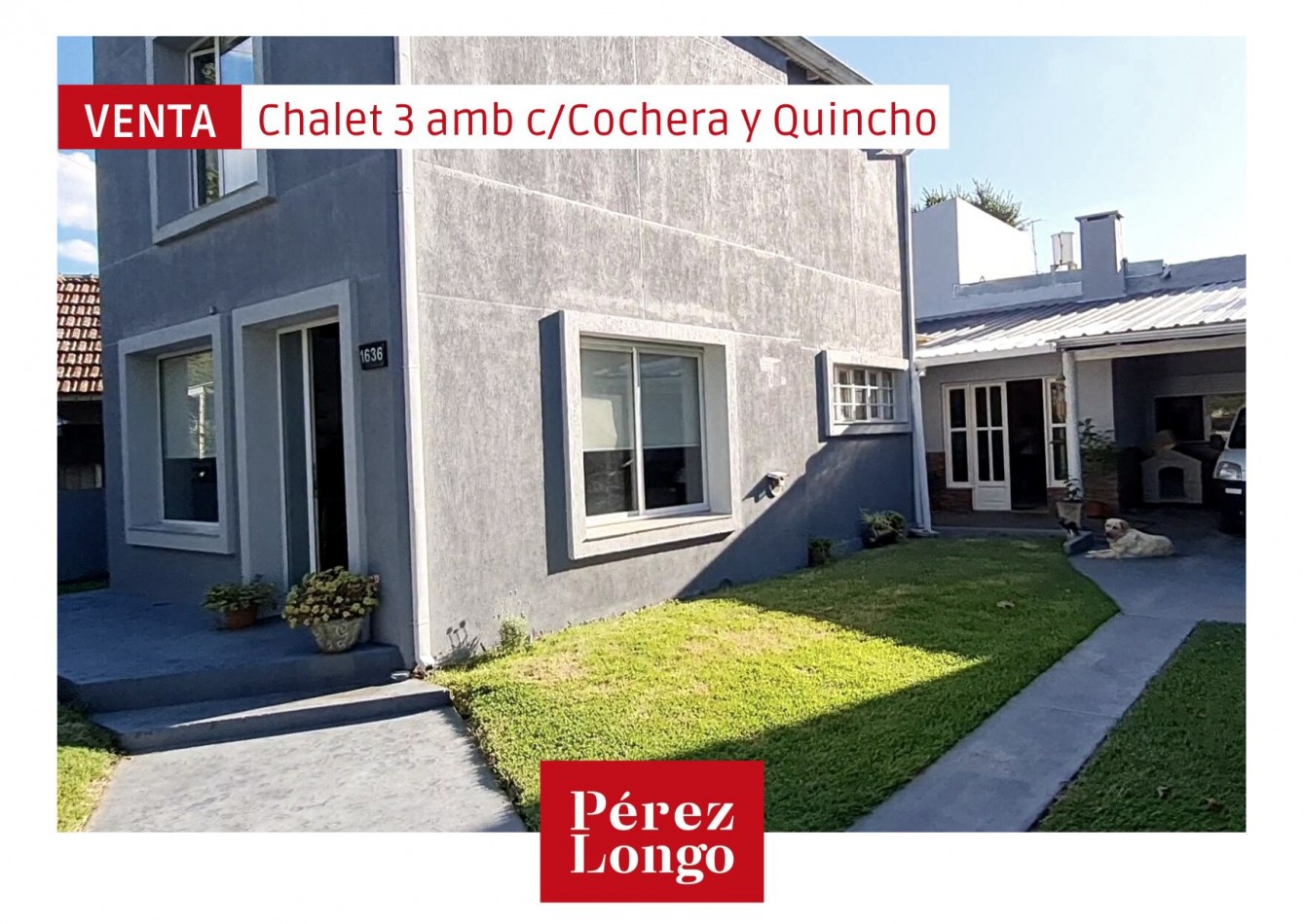 CHALET 3 AMB CON COCHERA Y QUINCHO