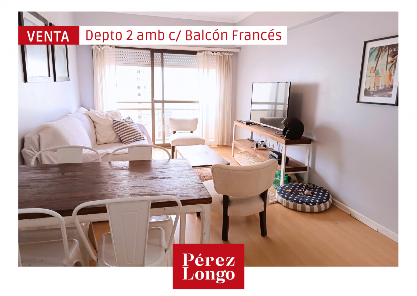 DEPARTAMENTO 2 AMB CON BALCON FRANCES