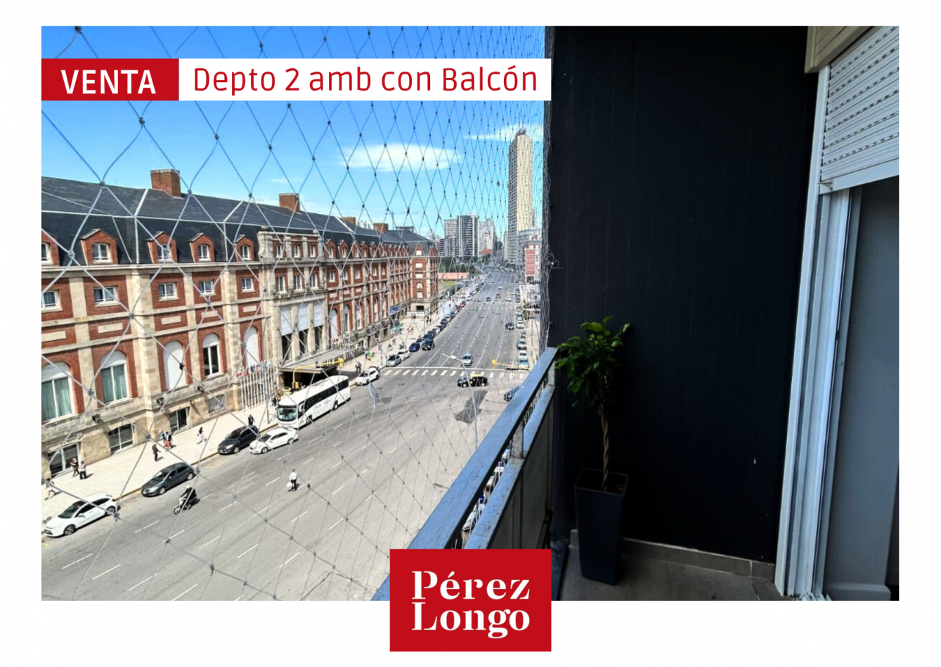 DEPARTAMENTO 2 AMBIENTES AL FRENTE CON BALCON