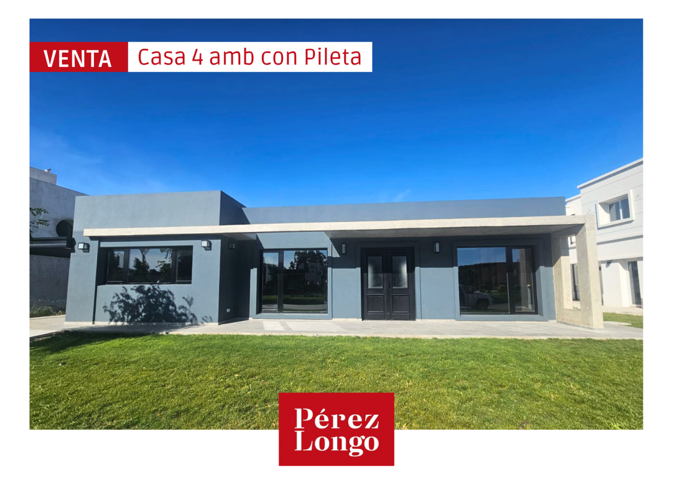 Casa de 4 ambientes con pileta a estrenar
