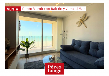 DEPARTAMENTO 3 AMB CON BALCON Y VISTA AL MAR