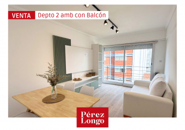 DEPARTAMENTO DOS AMBIENTES CON BALCON 